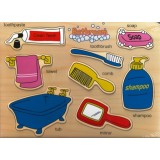 Wooden Bathroom Puzzle Wooden Bathroom Puzzle